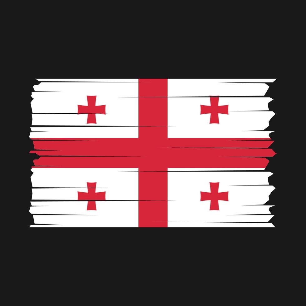 Georgia Flag Vector