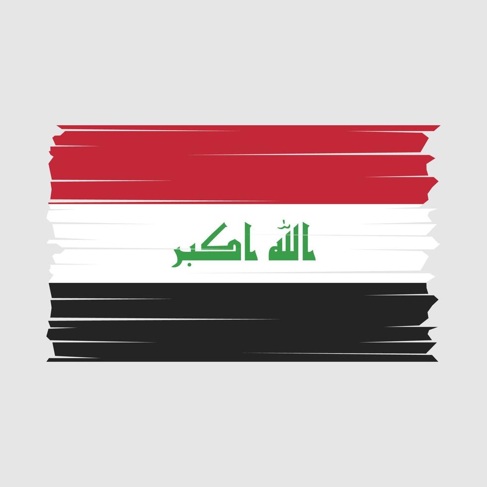 vector de bandera de irak