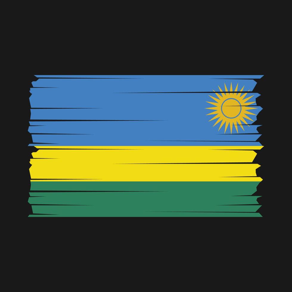 Rwanda Flag Vector