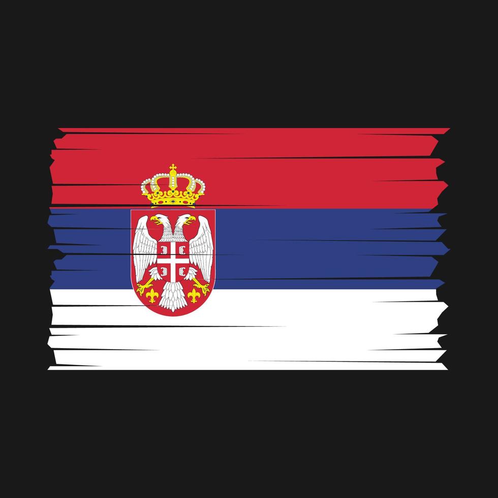 Serbia Flag Vector