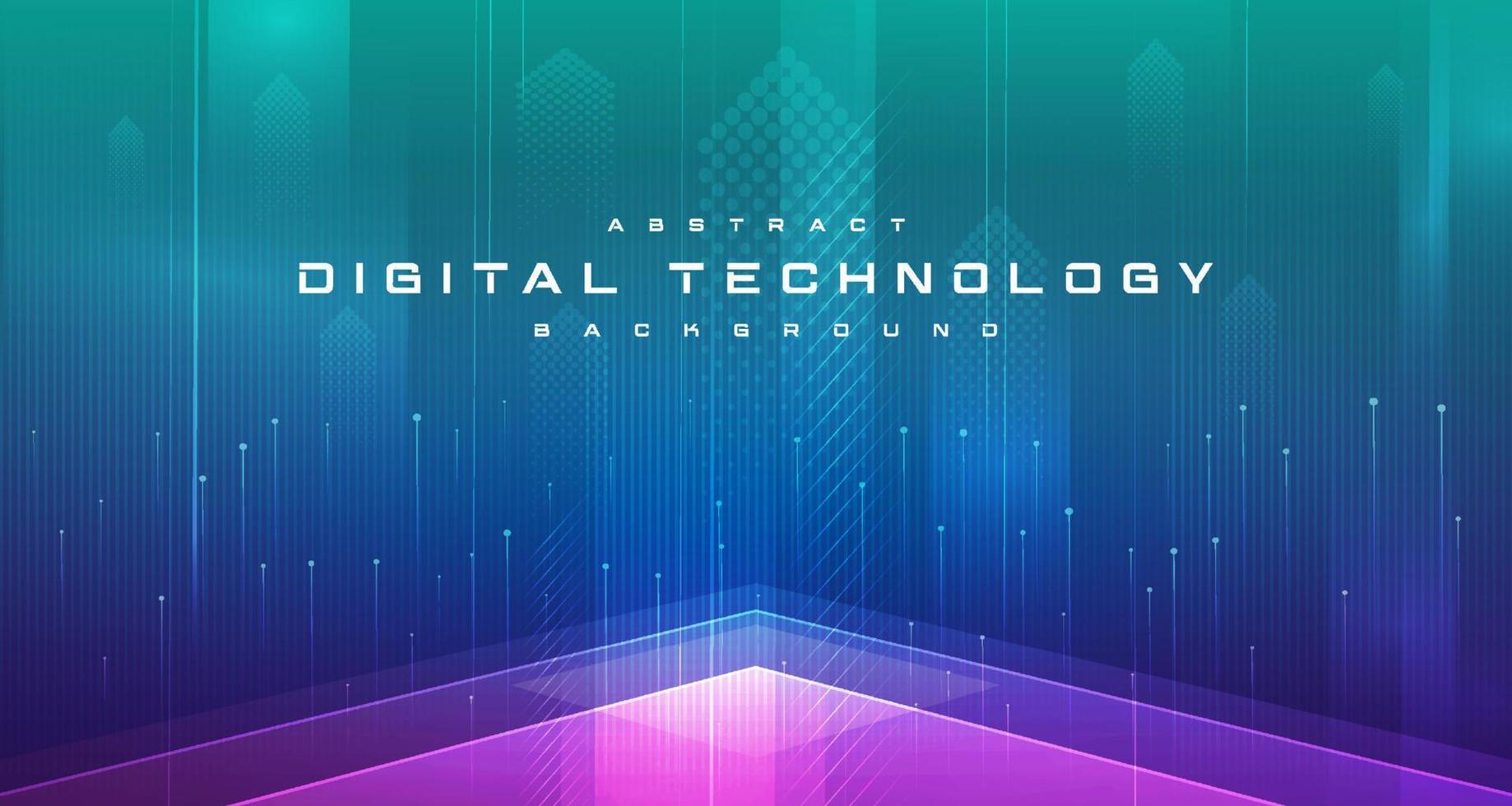 Digital technology speed connect blue green background, cyber nano information, abstract communication, innovation future tech data, internet network connection, Ai big data, line dot illustration 3d vector