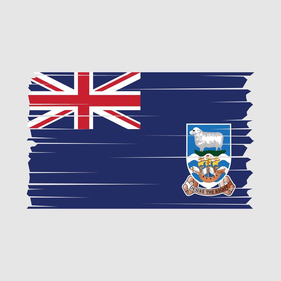 vector de bandera de las islas malvinas