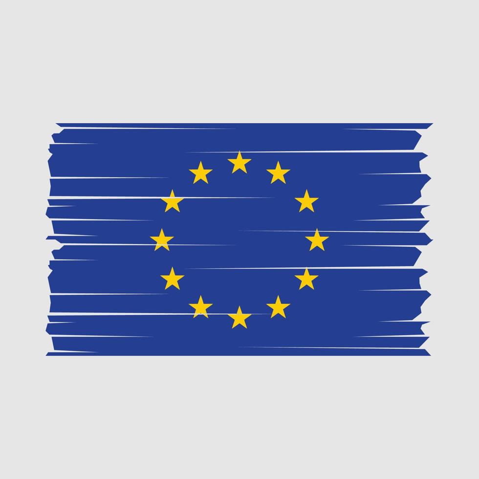 europeo bandera vector