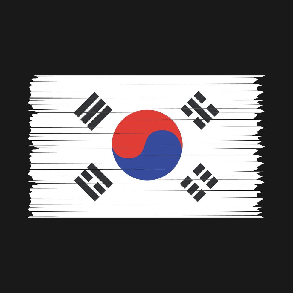 South Korea Flag Vector