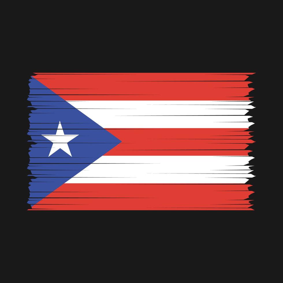 Puerto Rico Flag Vector