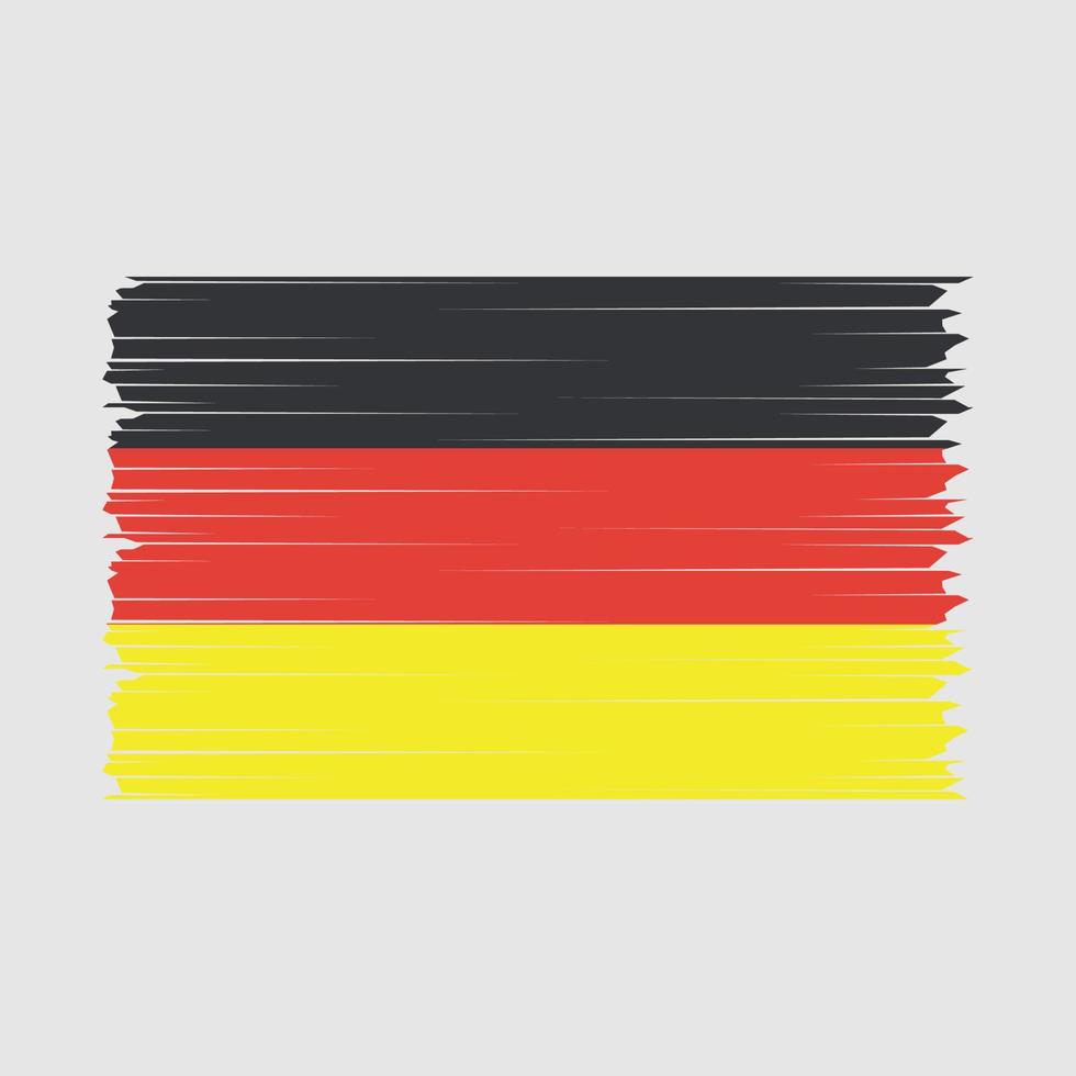 vector de bandera de alemania