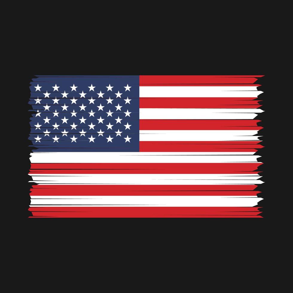 vector de bandera americana