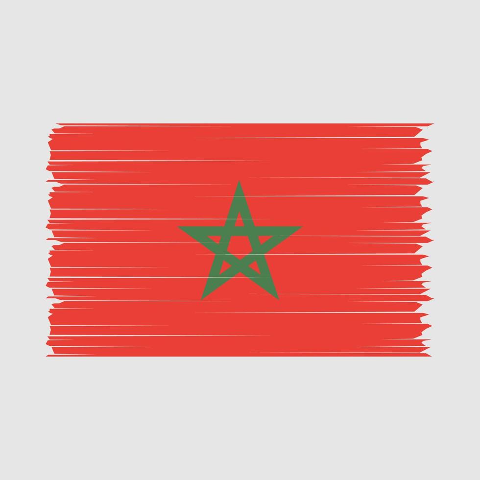 vector de bandera de marruecos