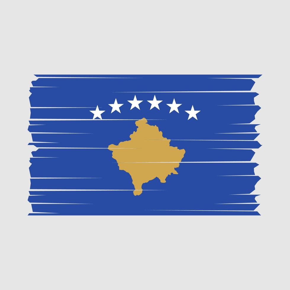 vector de bandera de kosovo