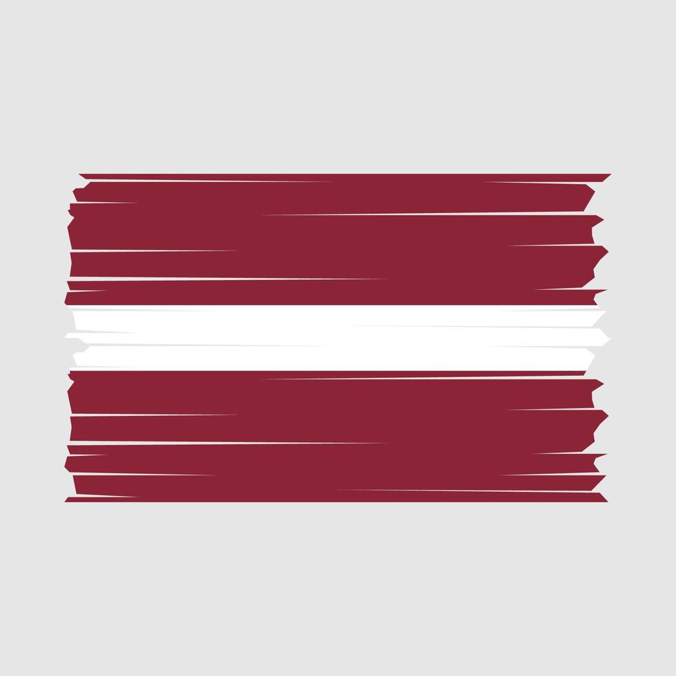 Latvia Flag Vector