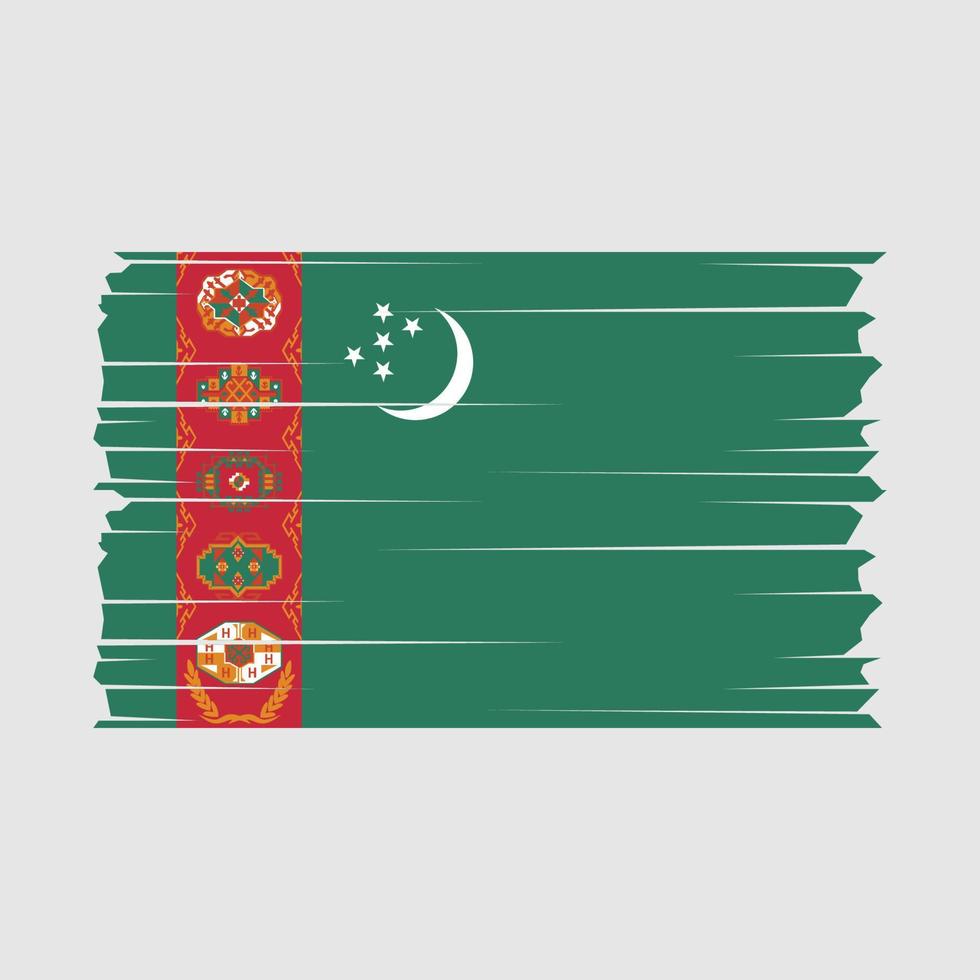 Turkmenistan Flag Vector