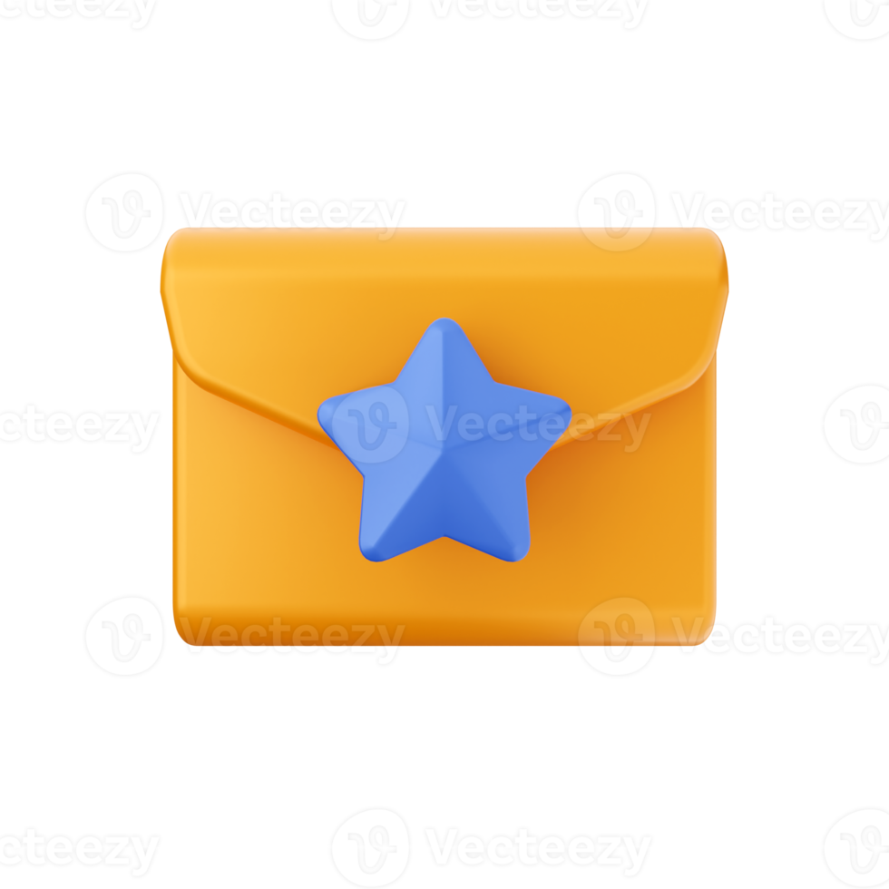 3d mail email message envelope png