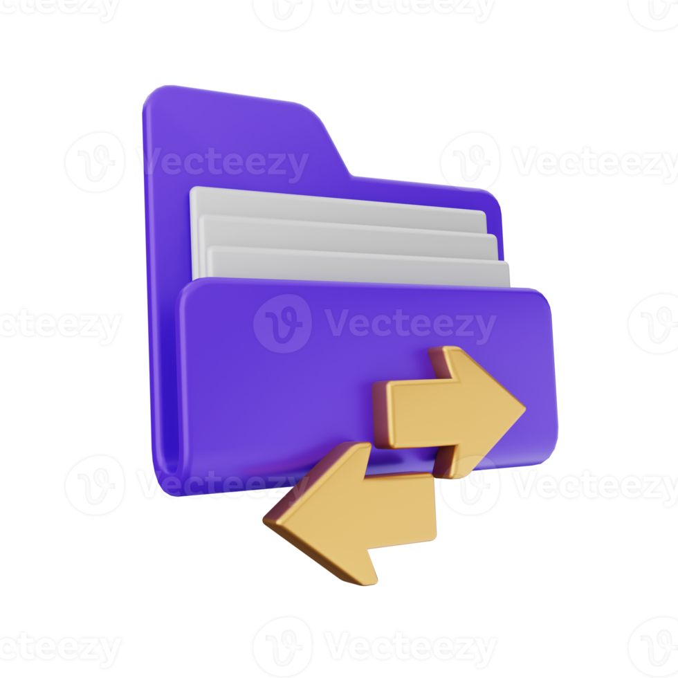 3d folder icon png