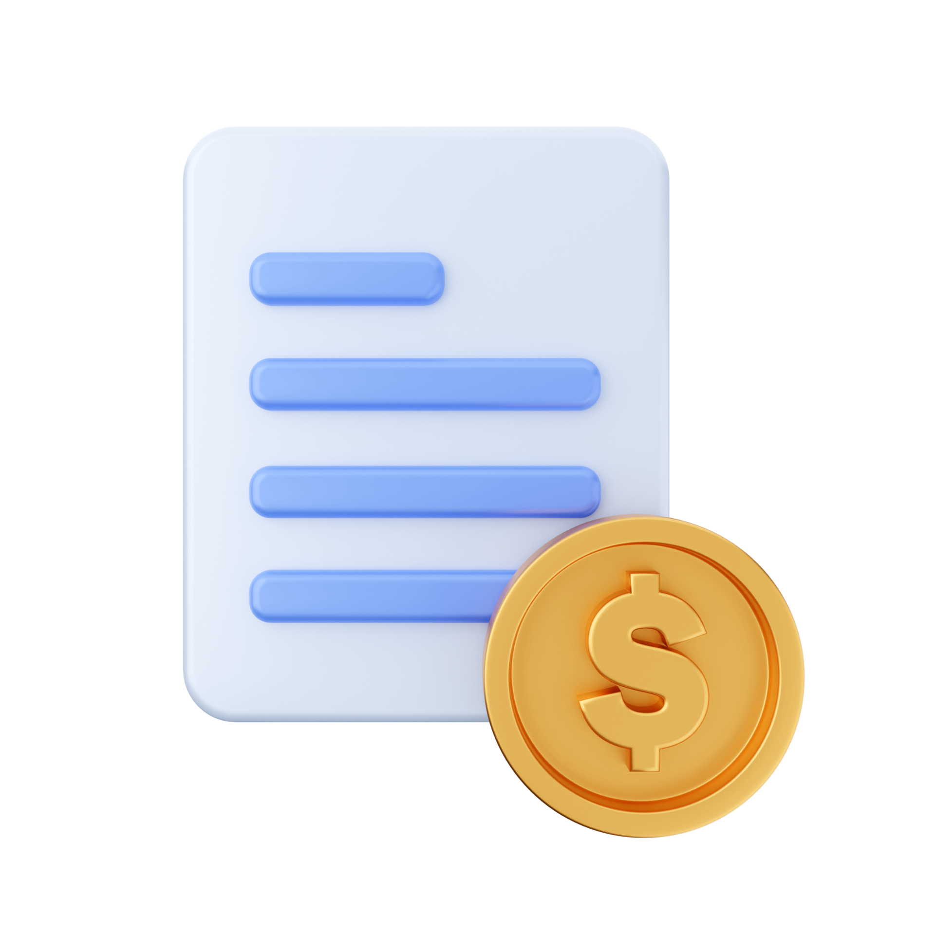 3d file dollar folder icon illustration 21844143 PNG