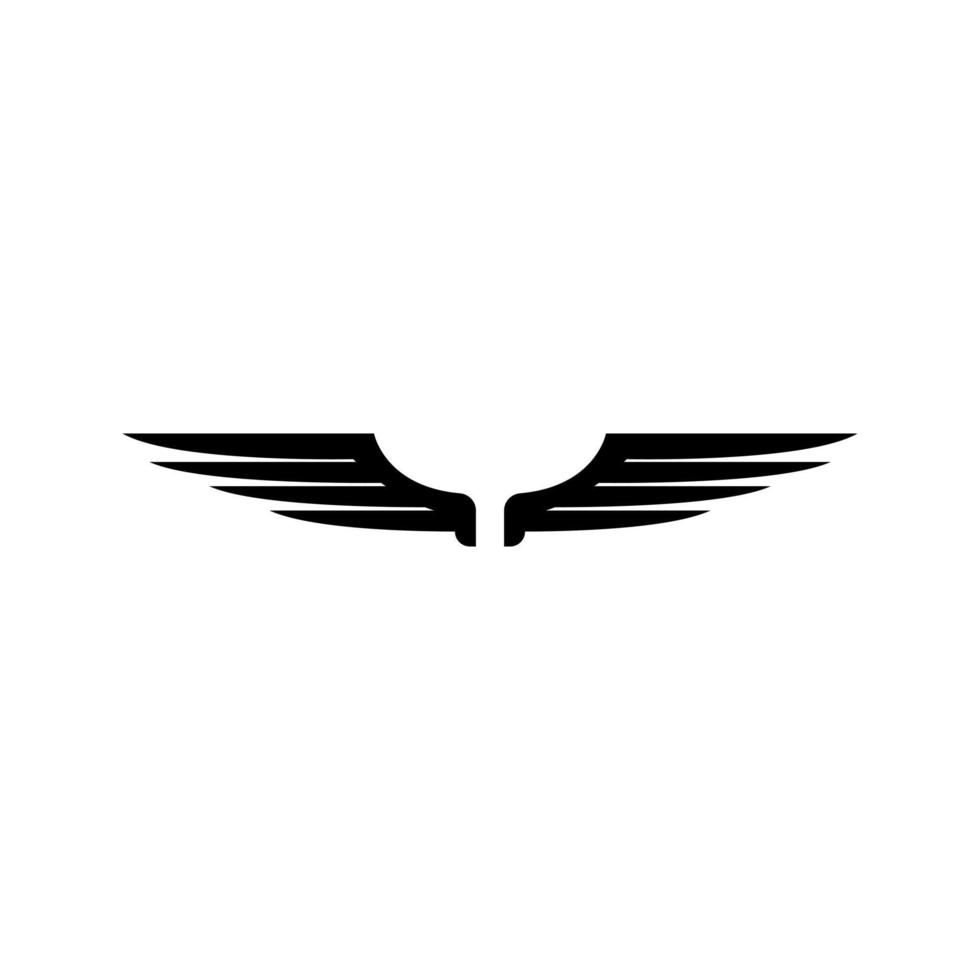 Angel wings icon vector. fly illustration sign collection. pilot symbol. wings logo. vector