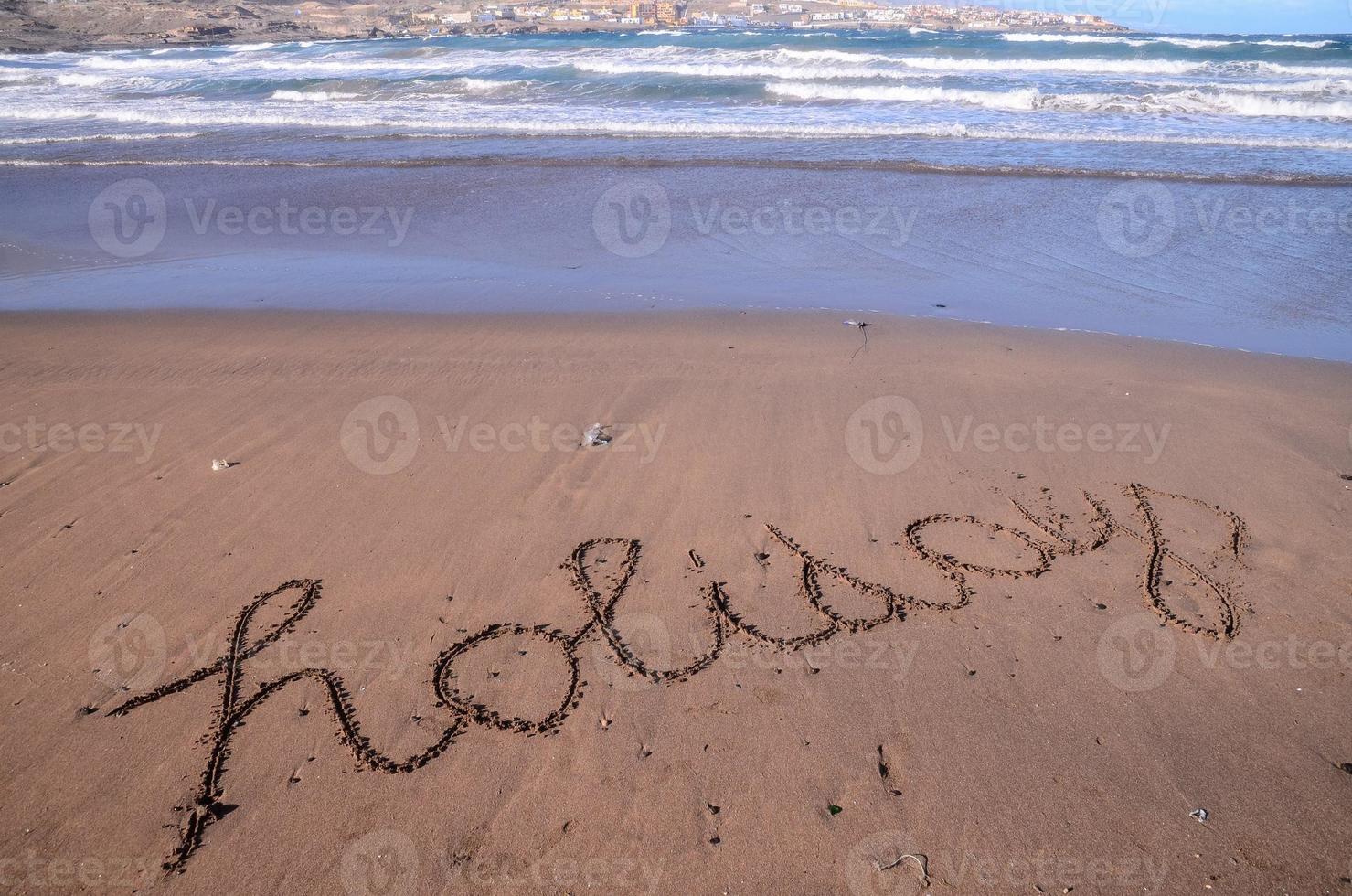 playa en tenerife, canario islas foto