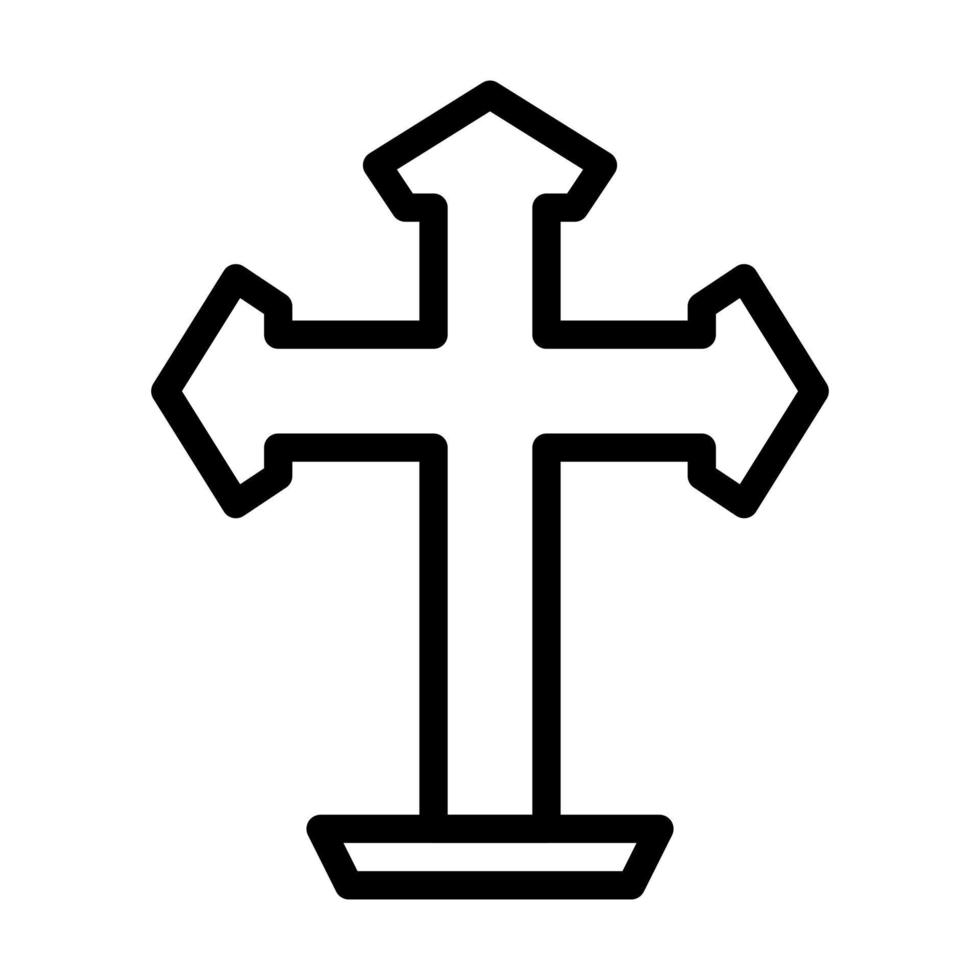 cristiano icono contorno estilo Pascua de Resurrección ilustración vector elemento y símbolo Perfecto.