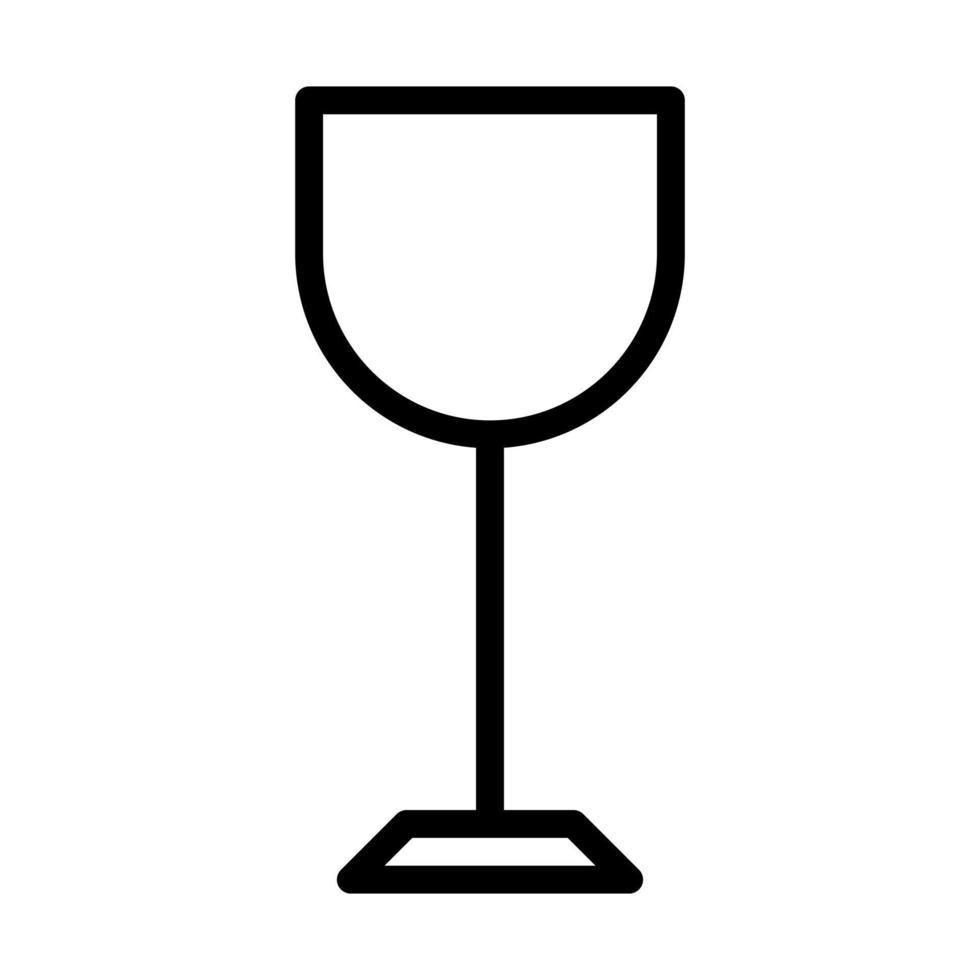vino icono contorno estilo Pascua de Resurrección ilustración vector elemento y símbolo Perfecto.