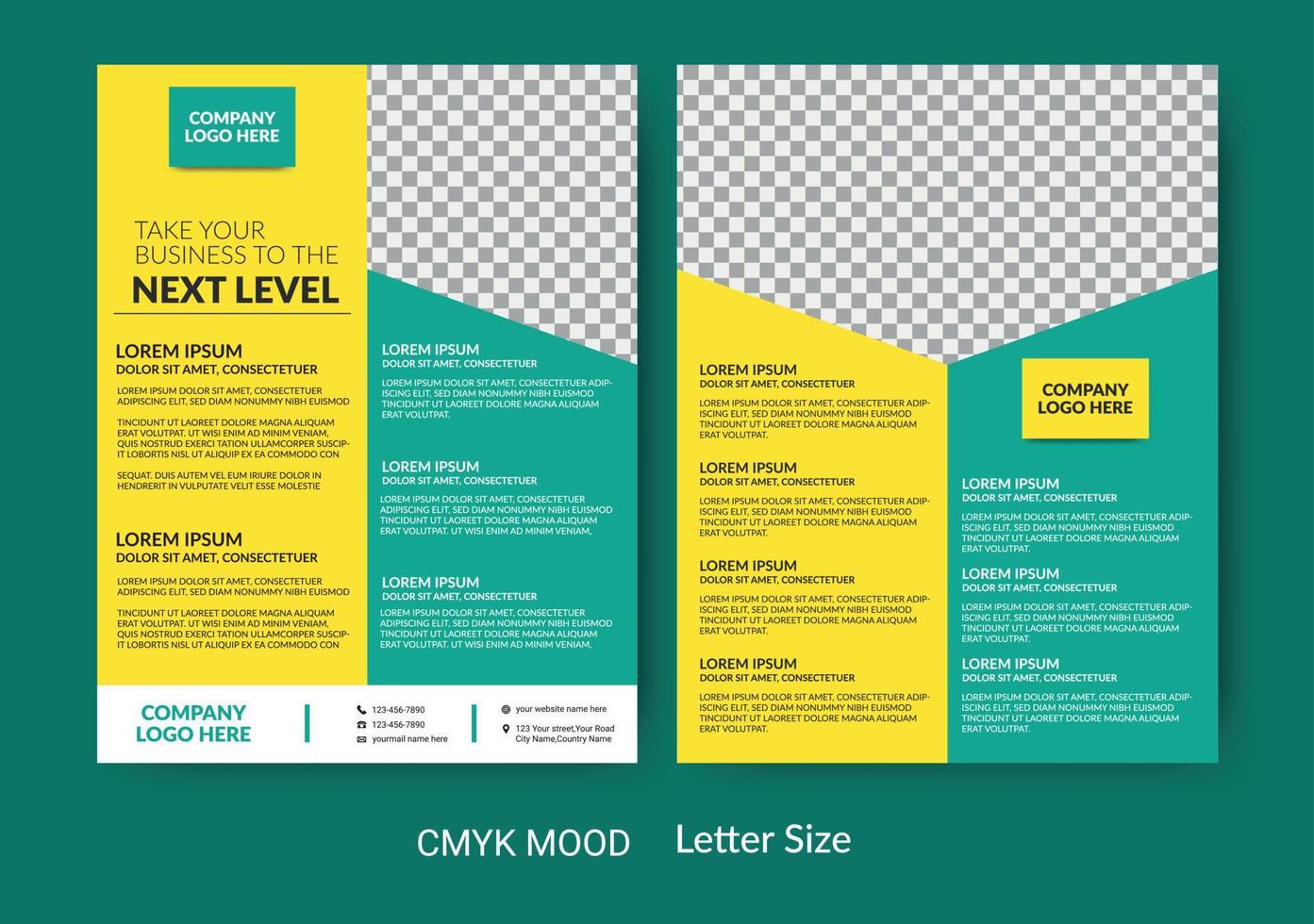 Shop Flyer Design vector