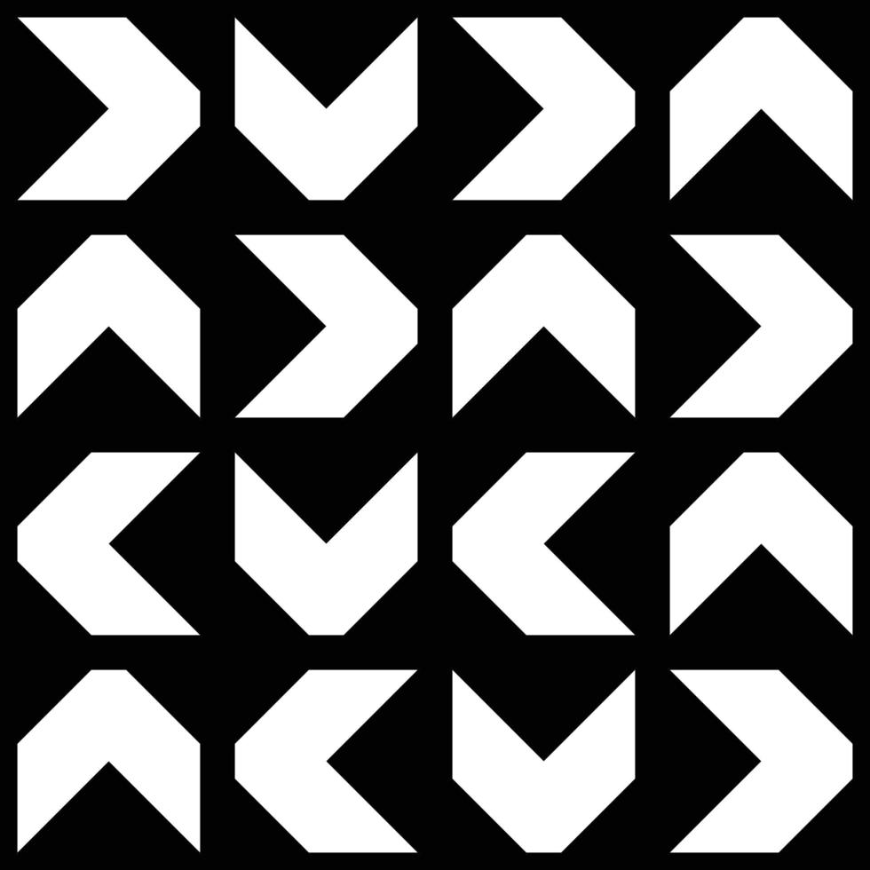 Seamless Random Arrow Pattern Swatch vector