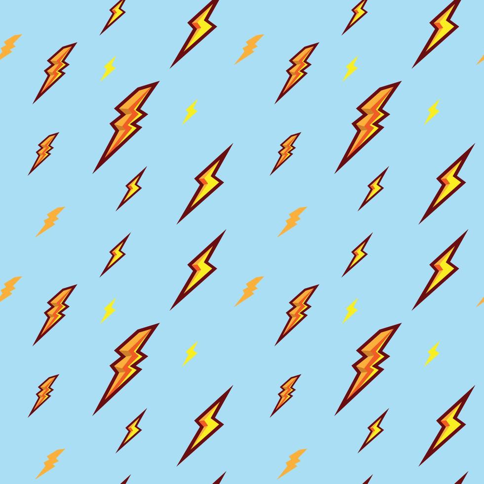 Lightning Seamless Pattern vector