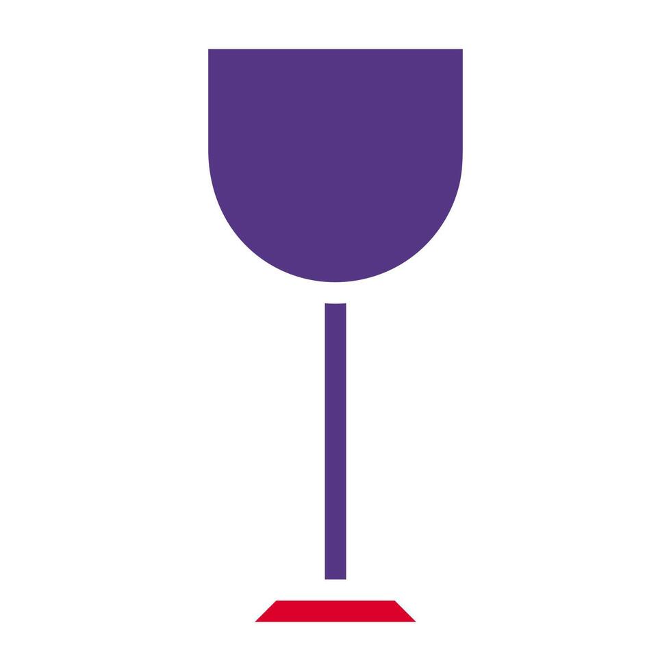 wine icon solid red purple style easter illustration vector element and symbol perfect.