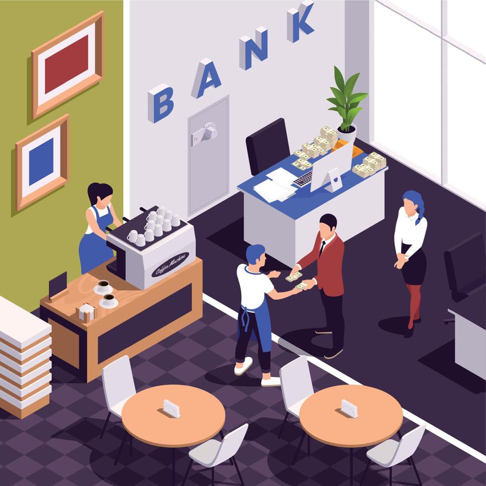 Small Business Loan Composition vector