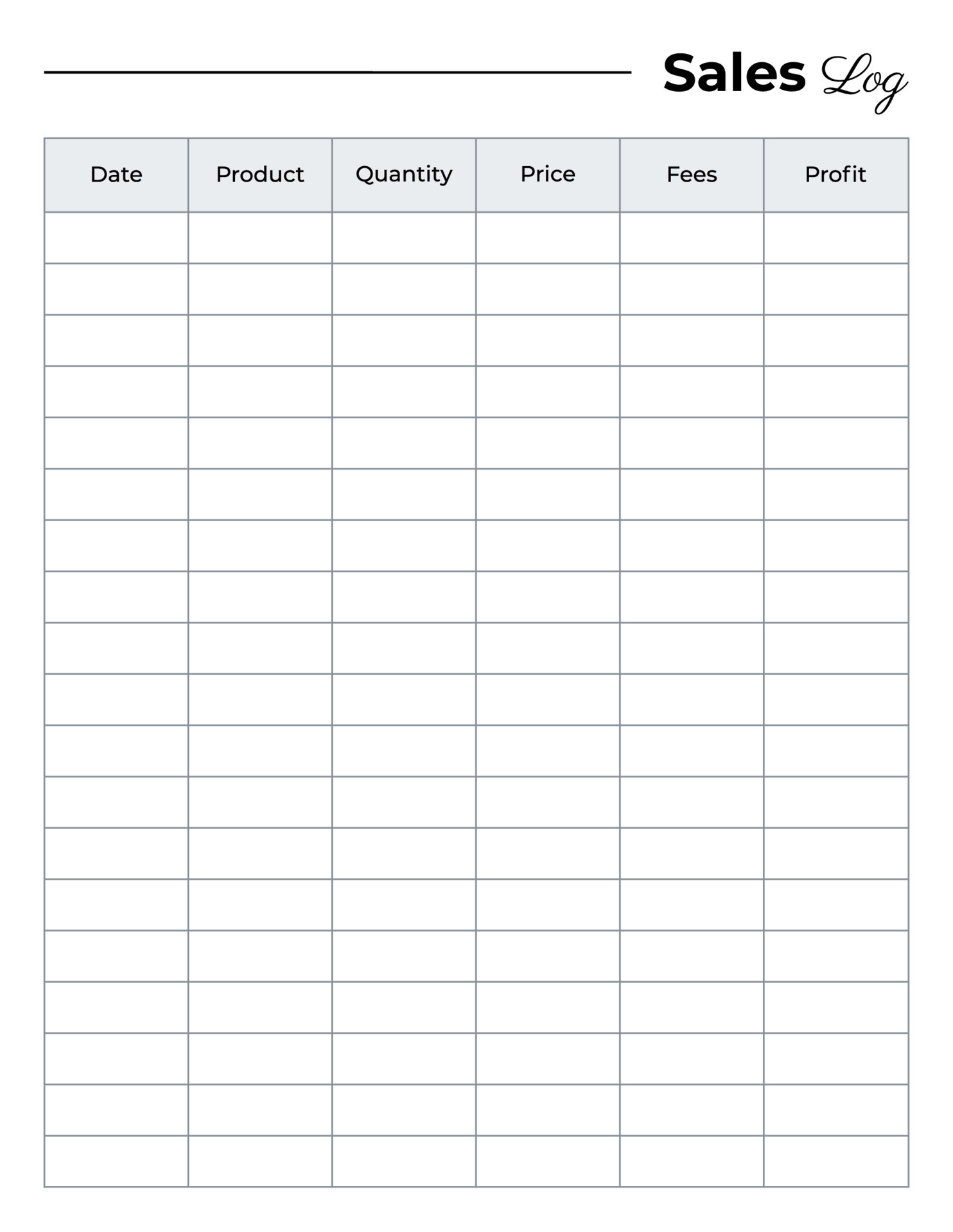 Sales log template daily sales logbook template 21845453 Vector Art at