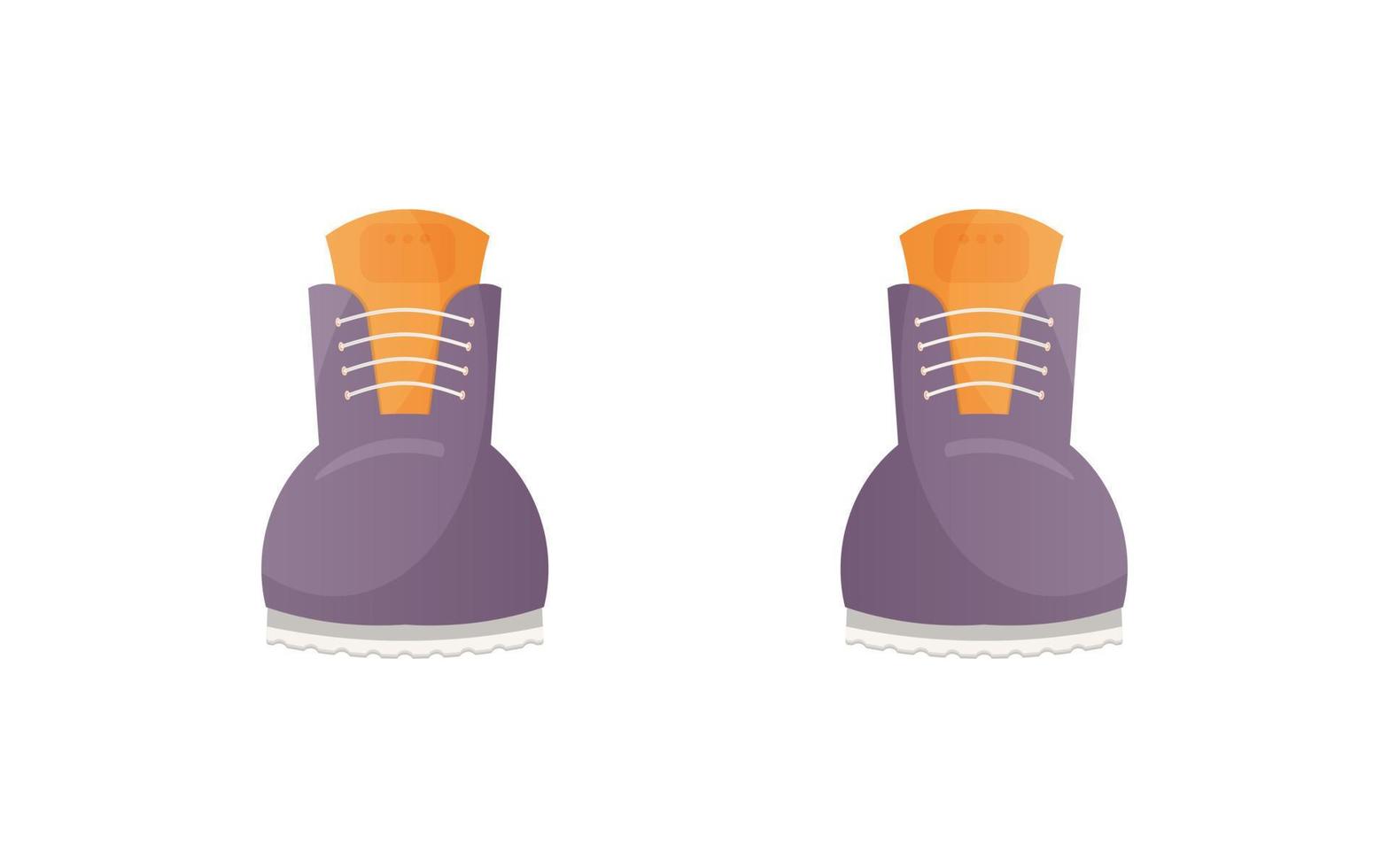 Shoes isolated on white background. Cartoon style. Vector. vector