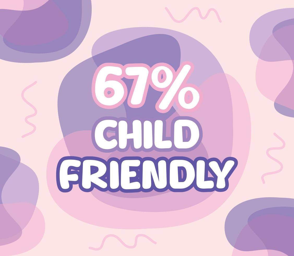 square shape banner vector, illustration of GMO percentage. interesting gradation design with child theme vector