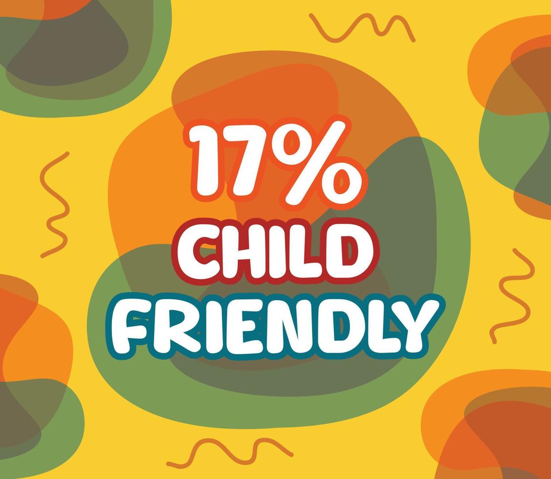 square shape banner vector, illustration of GMO percentage. interesting gradation design with child theme vector