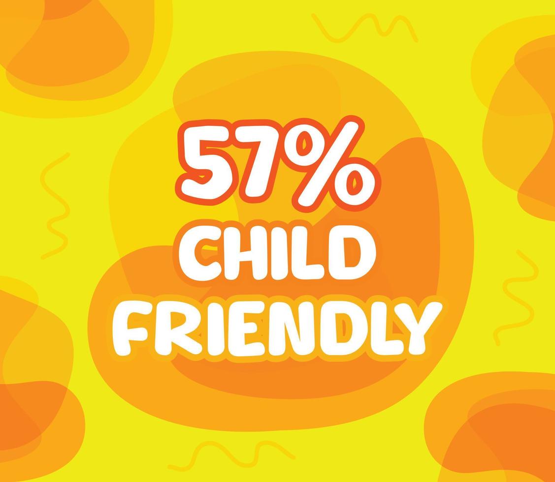 square shape banner vector, illustration of GMO percentage. interesting gradation design with child theme vector