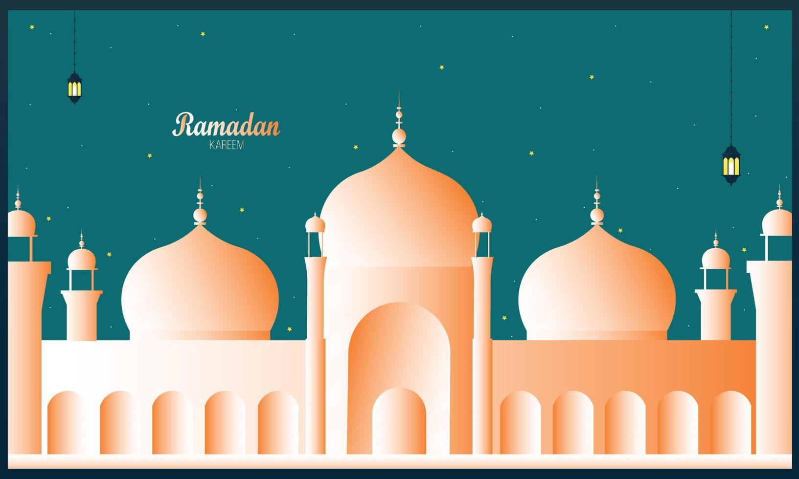 Ramadan design, islamic creative background, ramadan kareem, ramadan mubarak - Vector