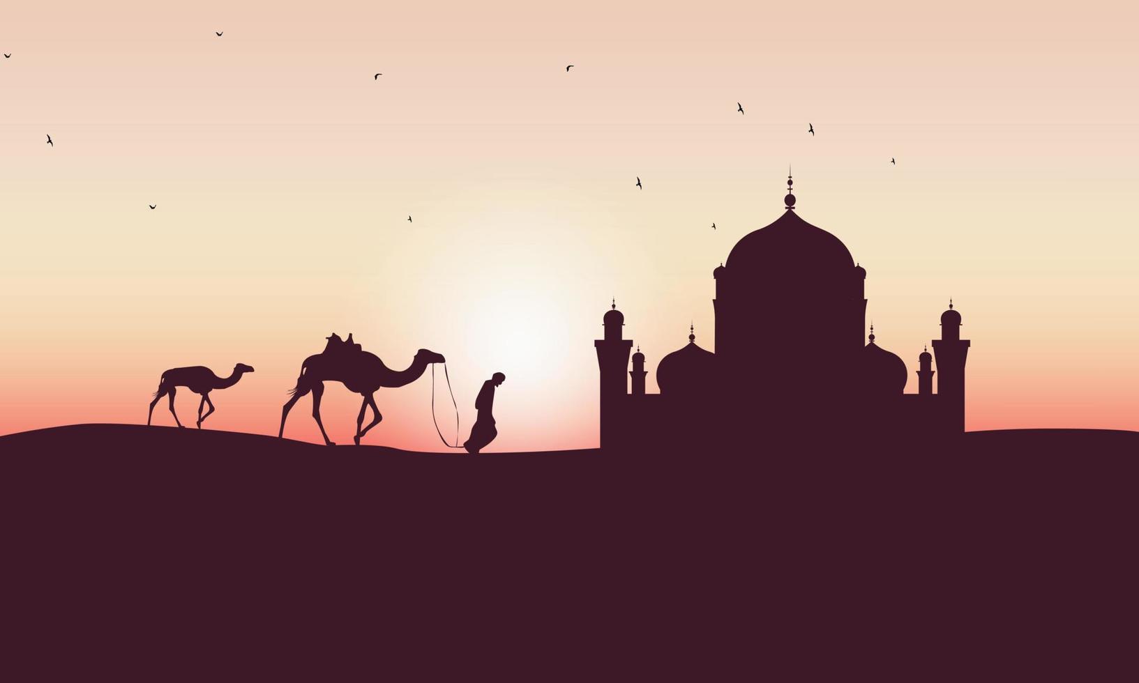 Ramadan Kareem beautiful greeting card - Vector