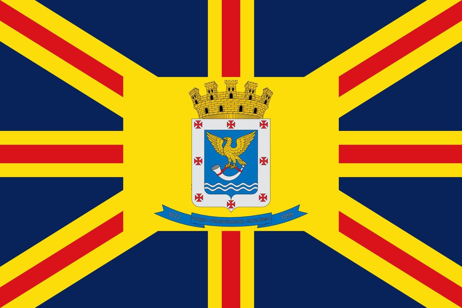 Simple flag. Correct size, proportion, colors vector