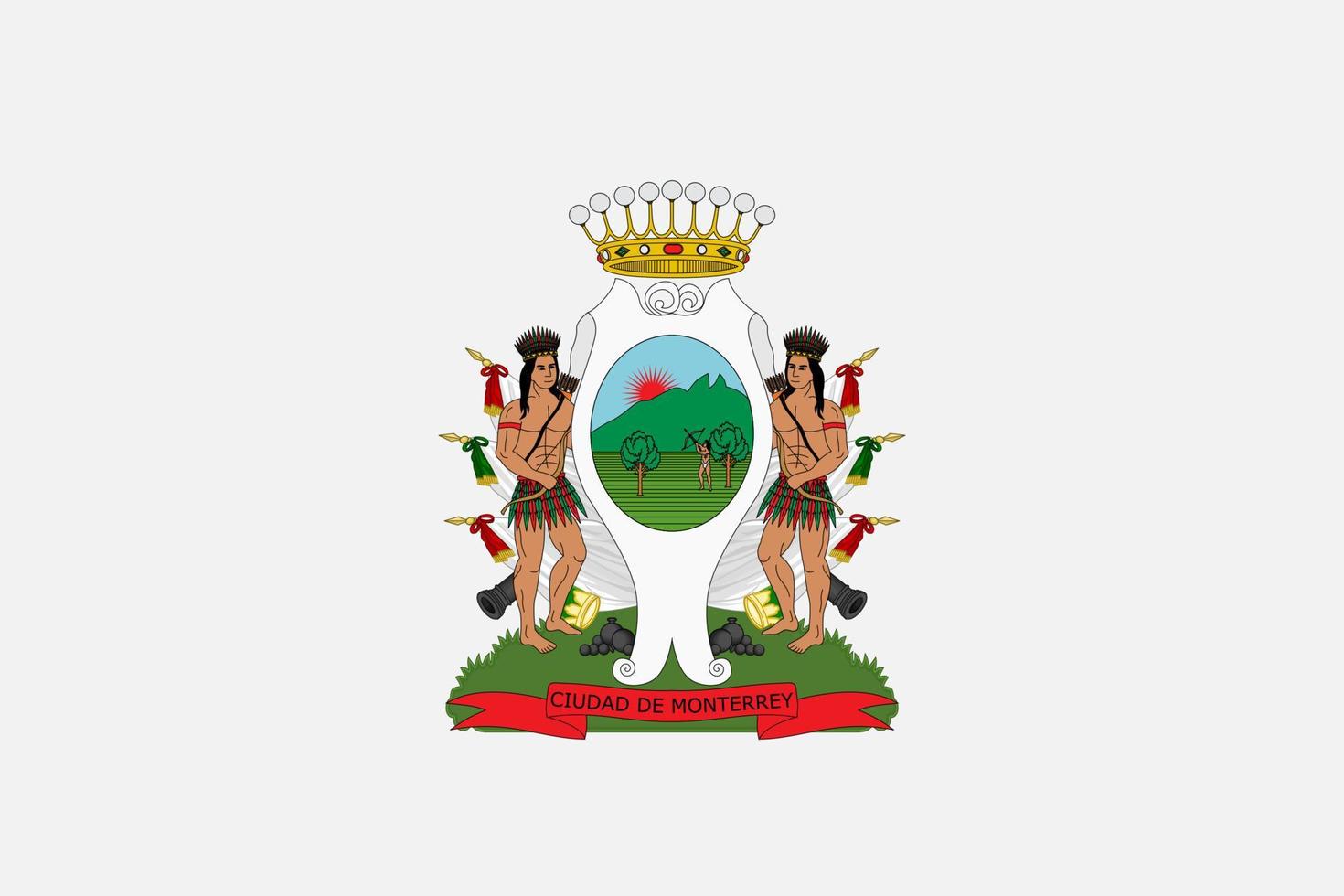 Simple flag of City of Mexico vector