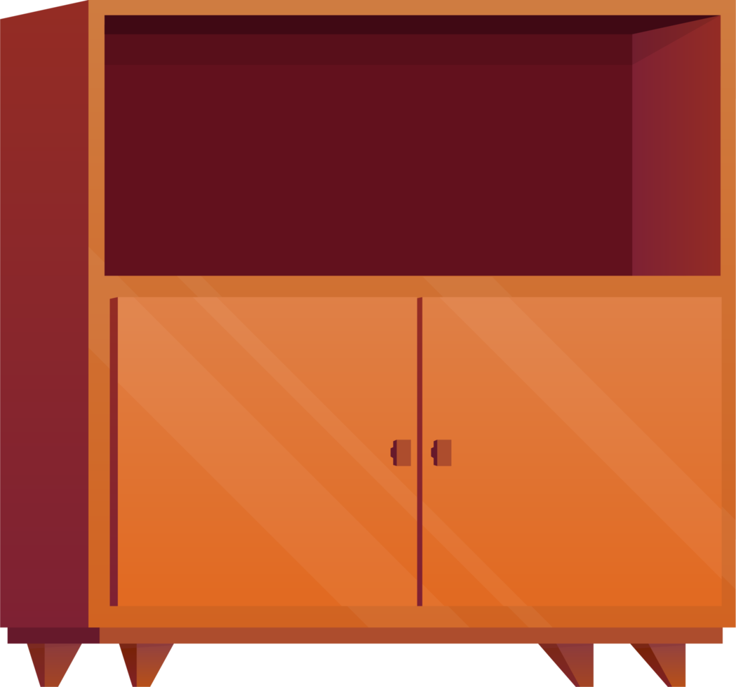 Furniture item in cartoon style png