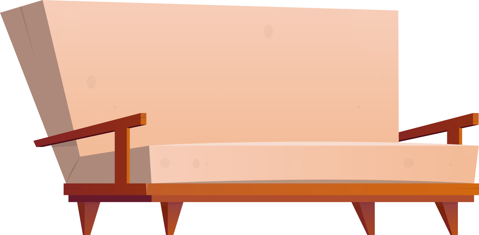 Furniture item in cartoon style png