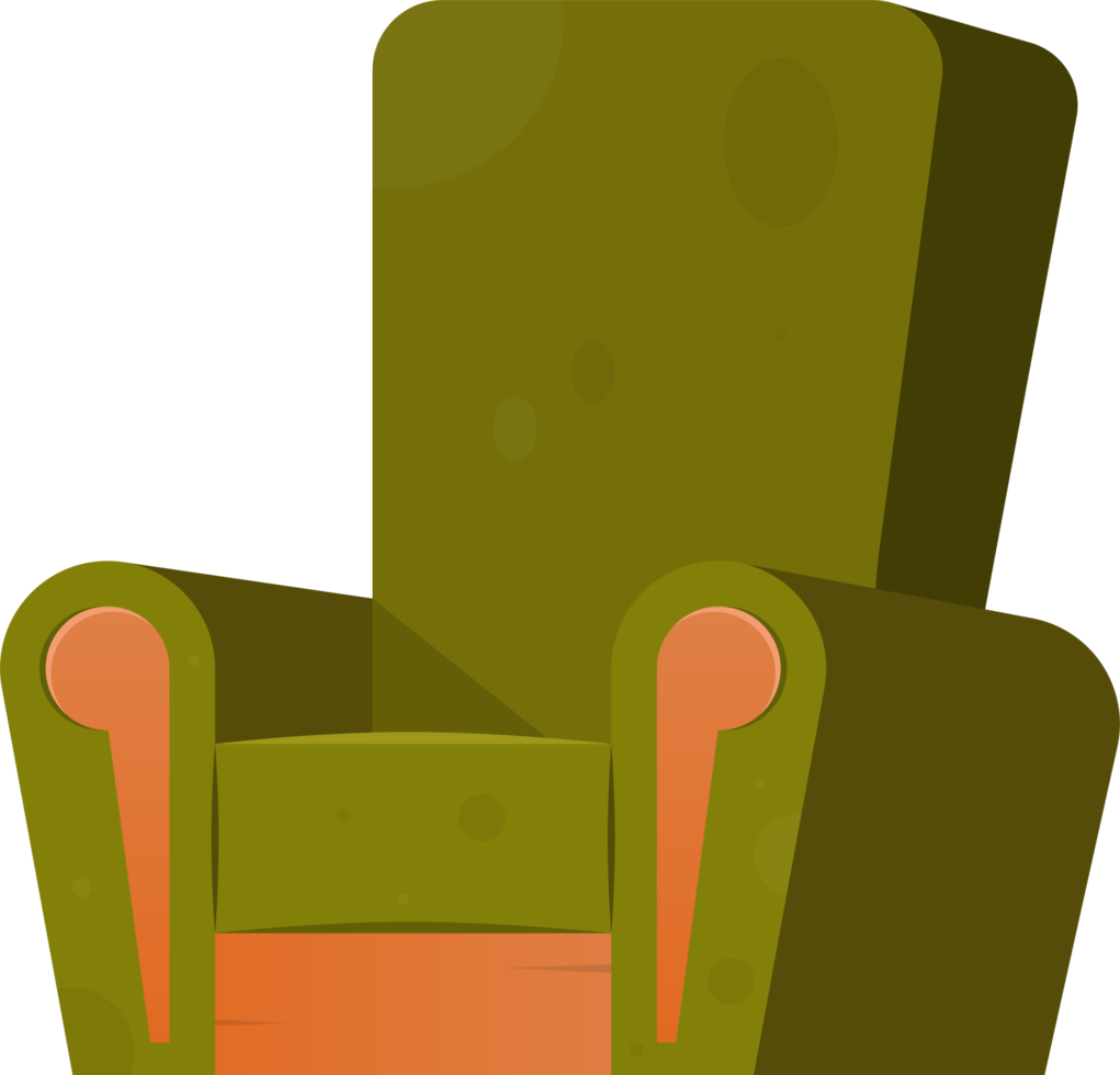 Furniture item in cartoon style png