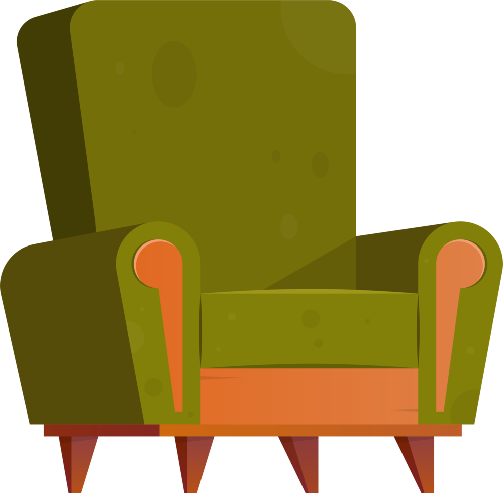 Furniture item in cartoon style png