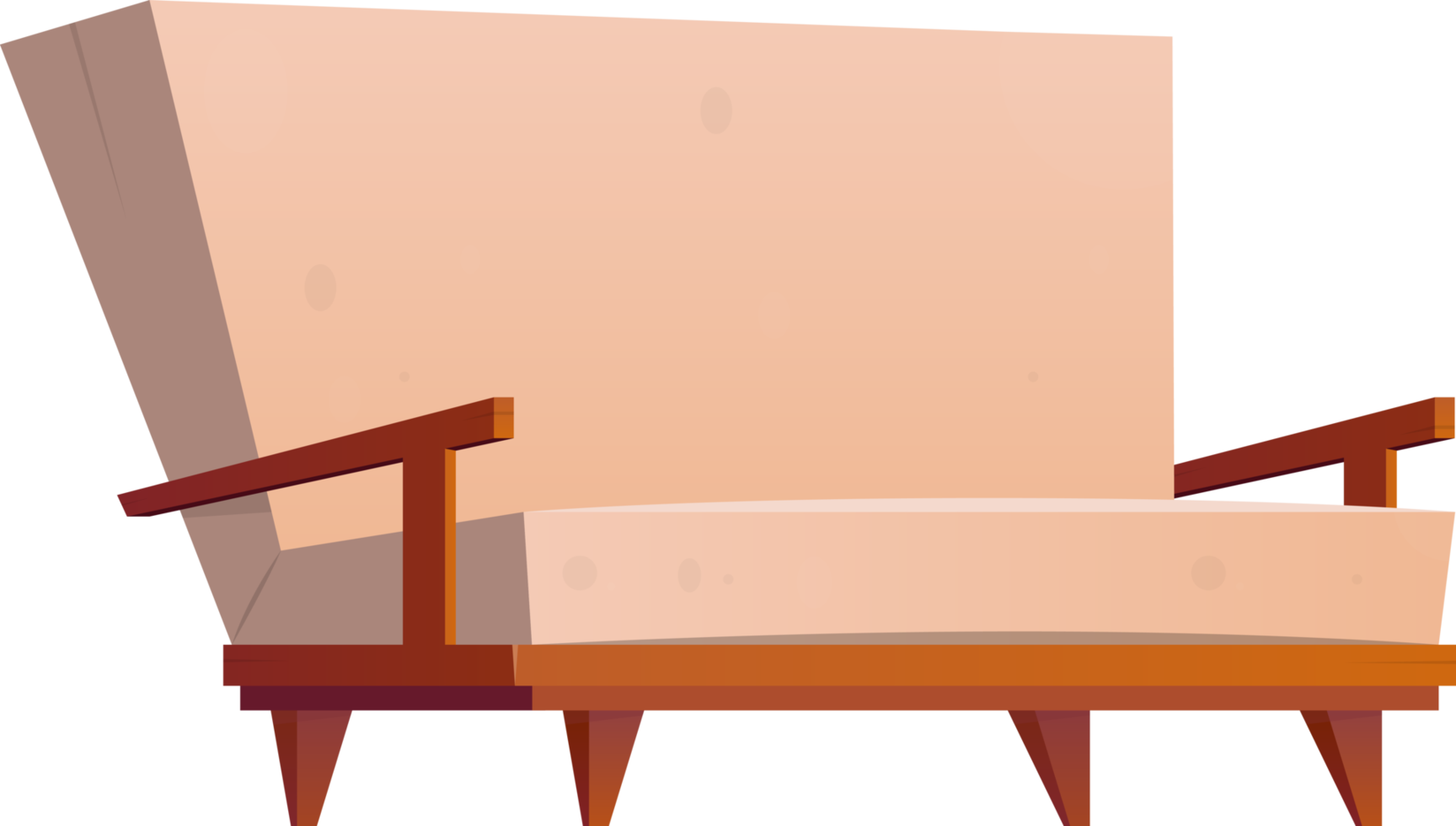 Furniture item in cartoon style png