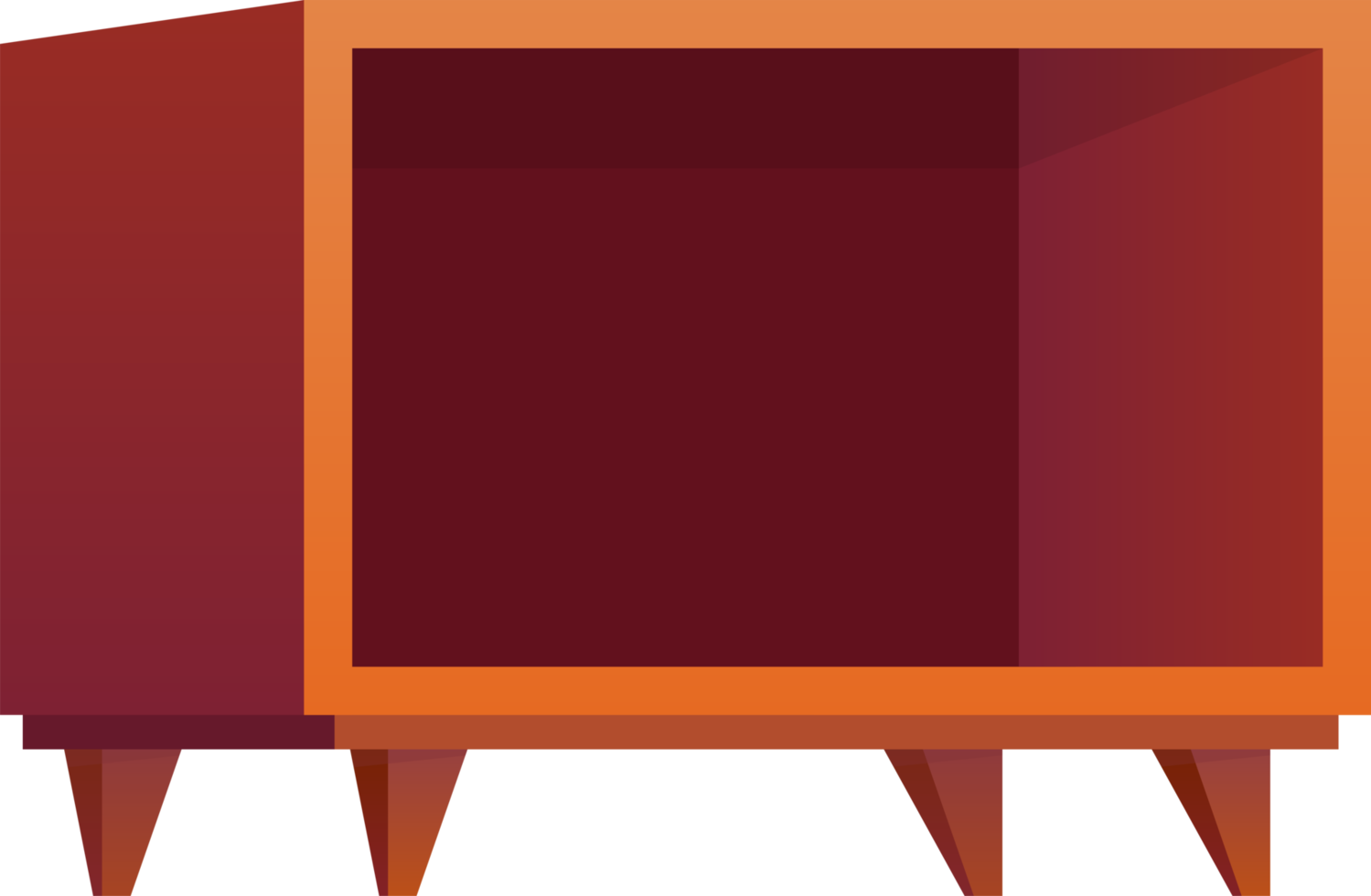 Furniture item in cartoon style png