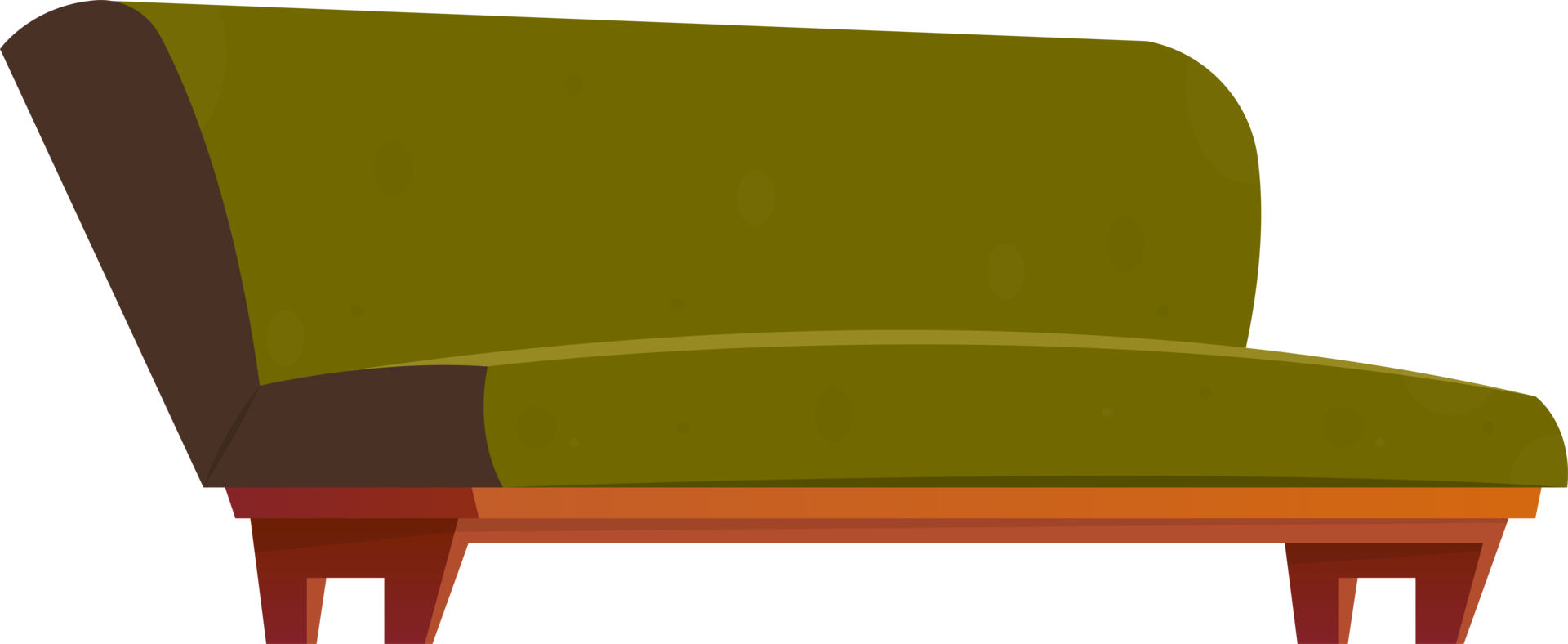 Furniture item in cartoon style png