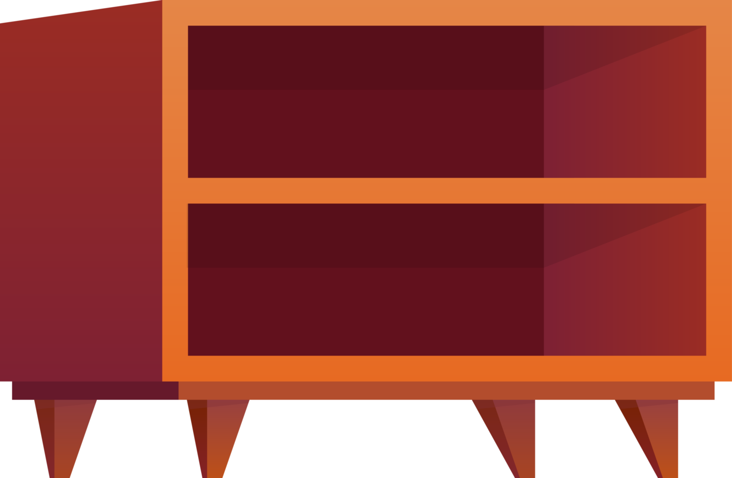 Furniture item in cartoon style png