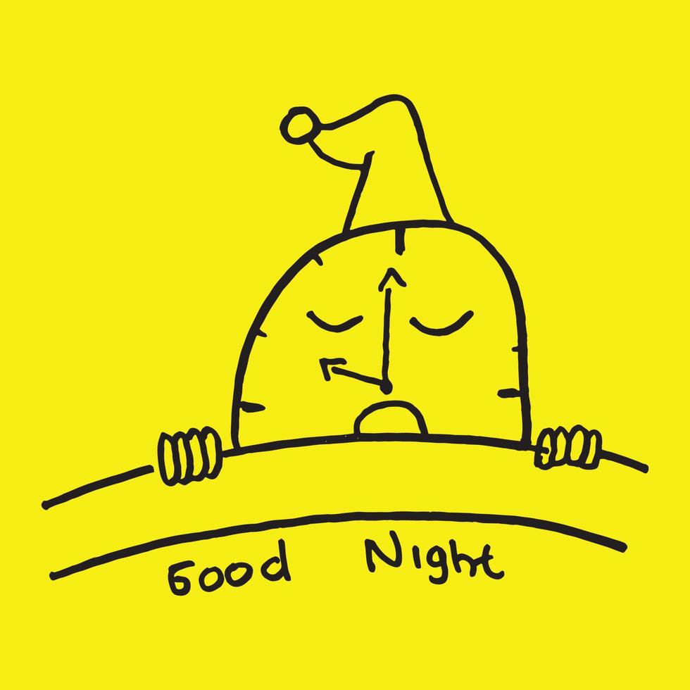 Good Night Sketch vector