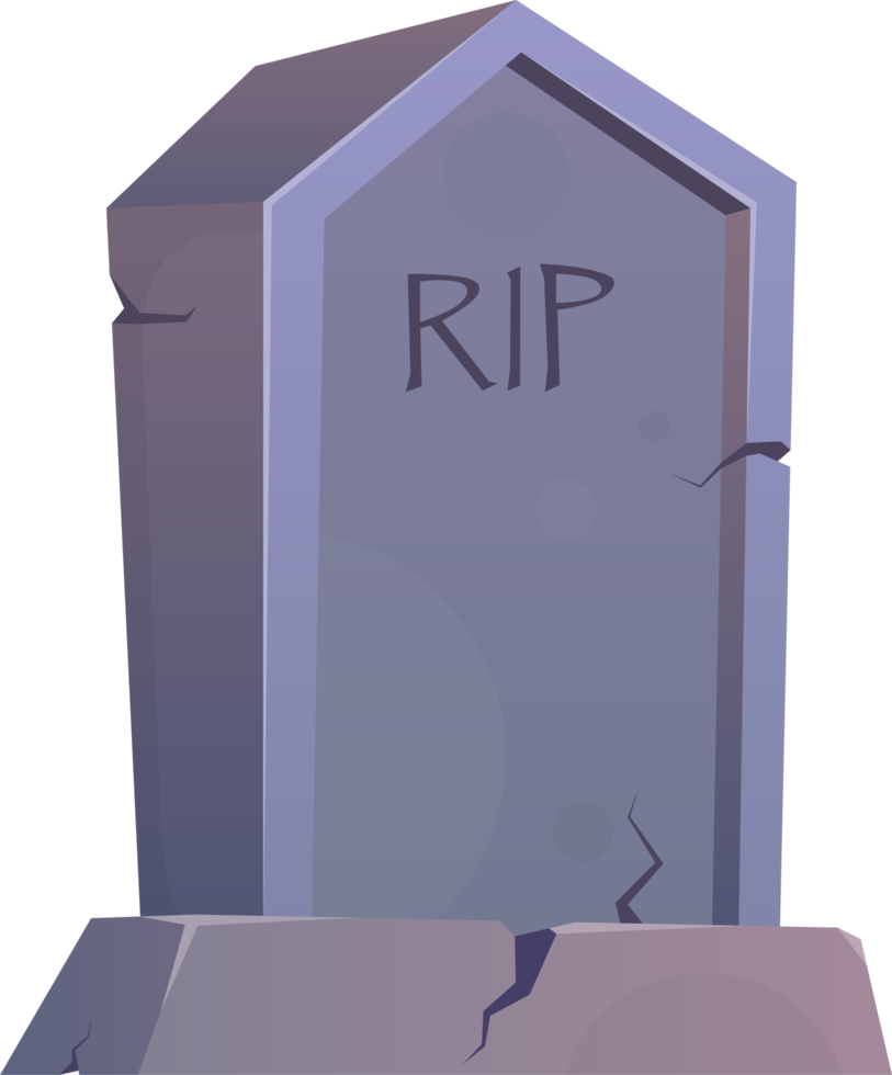 Gothic tombstones and stone crosses png