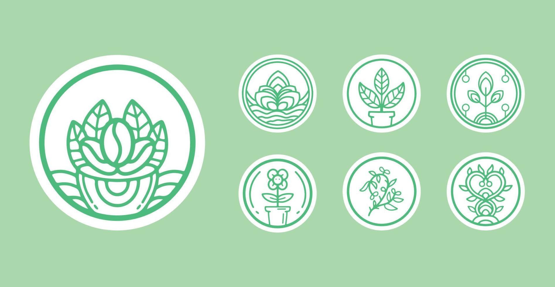 natural icono 1 vector