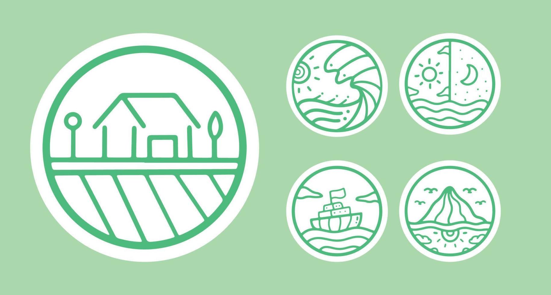 Natural Icon 2 vector