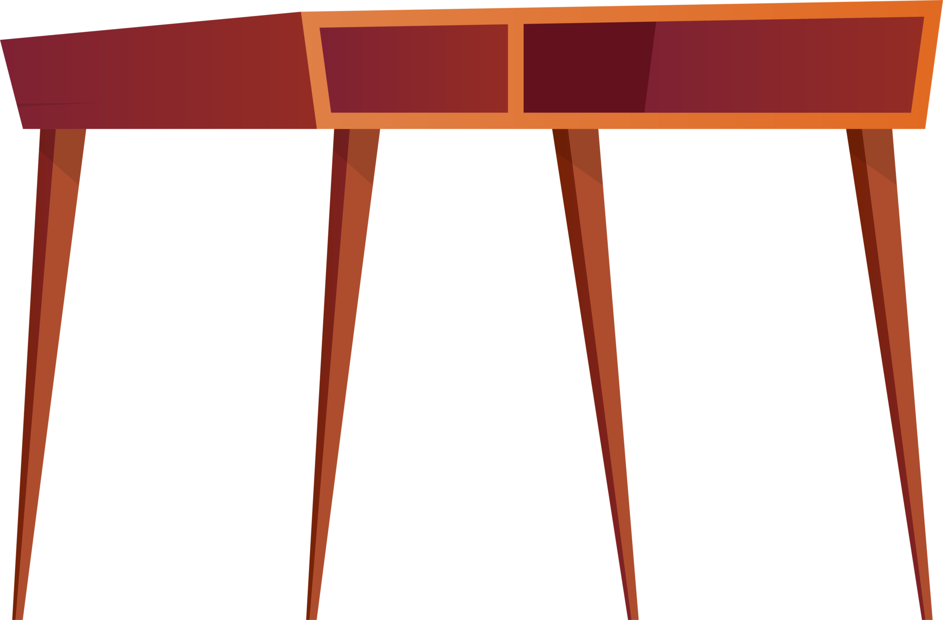 Office wooden desk for work 21848386 png