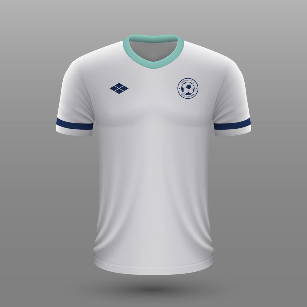 realista fútbol camisa , del Norte Irlanda lejos jersey modelo para fútbol americano equipo. vector